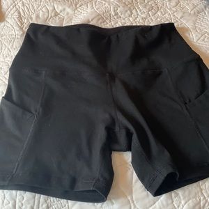 Black bike shorts